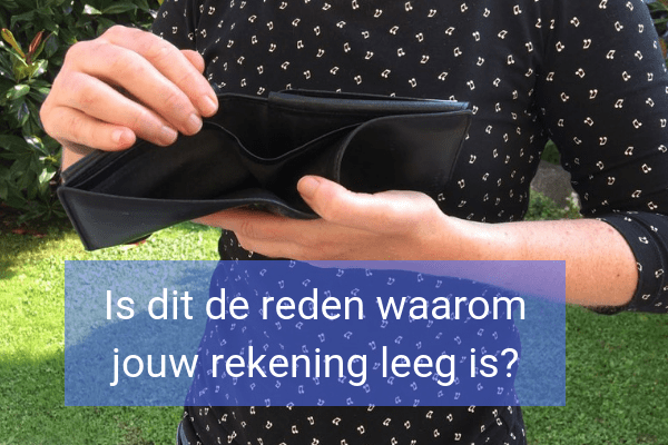rekening leeg rekening leeg