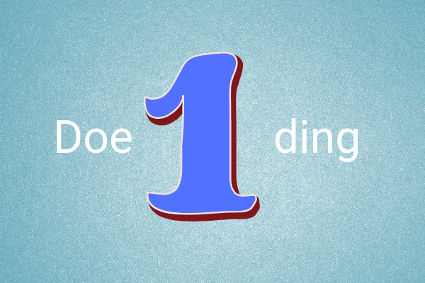 doe 1 ding doe 1 ding