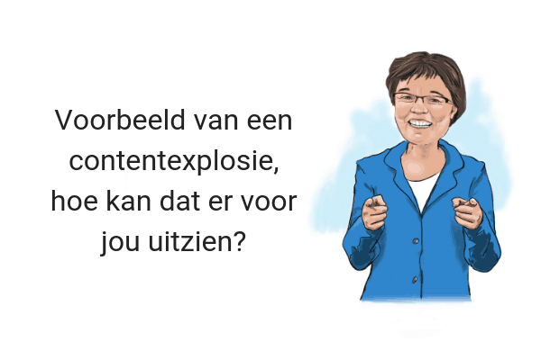 voorbeeld van een contentexplosie voorbeeld van een contentexplosie