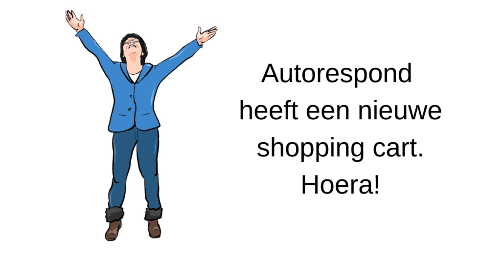 Autorespond nieuwe shopping cart