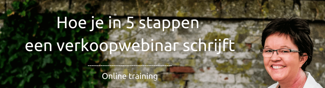 Hoe je in 5 stappen een verkoopwebinar schrijft Hoe je in 5 stappen een verkoopwebinar schrijft