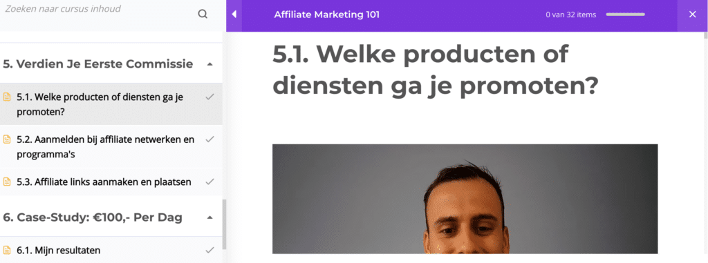 Affiliate Marketing 101 module 5