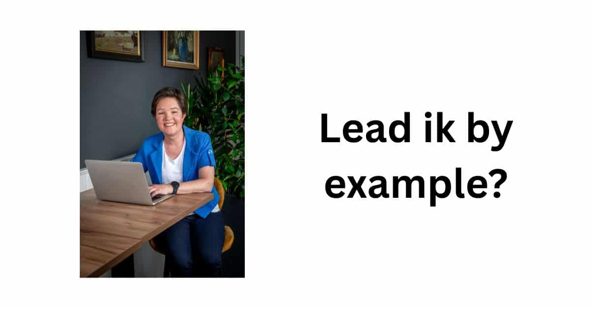 Lead by example