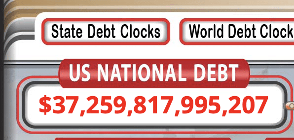 us debt clock cryptonite