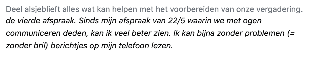 Communiceren met de ogen review